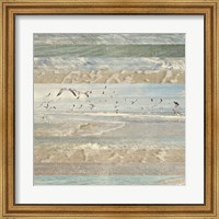 Framed 'Flying Beach Birds I' border=