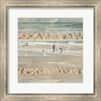 Framed 'Flying Beach Birds II' border=