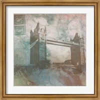 Framed 'Vintage Europe II' border=