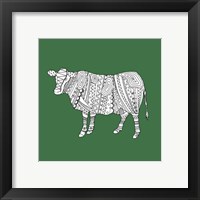 Framed 'Ornate Farm I' border=