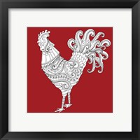 Framed 'Ornate Farm II' border=