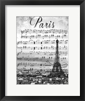 Framed Musical Paris