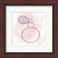 Framed 'French Perfume I' border=