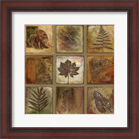 Framed 'Leaf Square I' border=