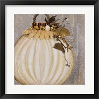 Framed 'White Ornament II' border=