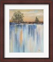 Framed 'Paysage II' border=