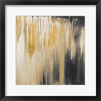 Framed 'Gold Paysage I' border=