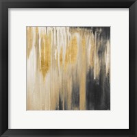 Framed 'Gold Paysage I' border=