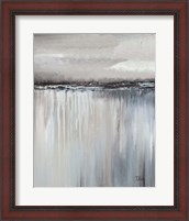 Framed 'Muted Paysage I' border=