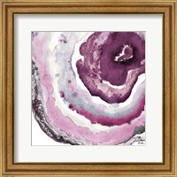 Framed 'Pink Agate I' border=