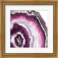 Framed 'Pink Agate II' border=