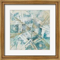 Framed 'Beach Umbrella Abstract II' border=