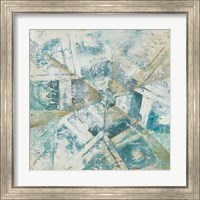 Framed 'Beach Umbrella Abstract II' border=