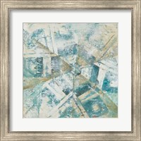 Framed 'Beach Umbrella Abstract II' border=