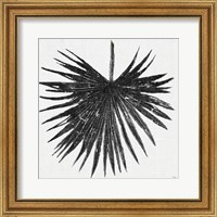 Framed 'Dark Leaf Palm I' border=