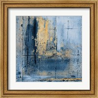 Framed 'Golden Blues I' border=