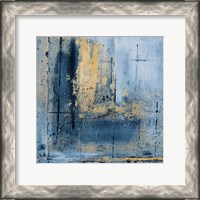 Framed 'Golden Blues I' border=