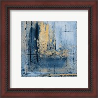 Framed 'Golden Blues I' border=