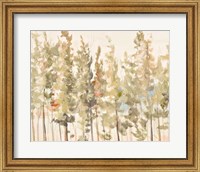 Framed 'Bosque Verde Brisa I' border=