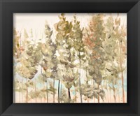 Framed 'Bosque Verde Brisa II' border=