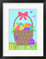 Framed Happy Easter Basket