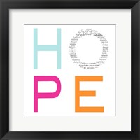 HOPE Framed Print