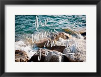 Framed Wave Crashes