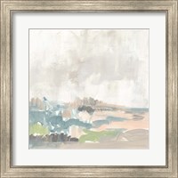 Framed 'Sweet Lagoon I' border=