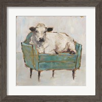 Framed 'Moo-ving In I' border=