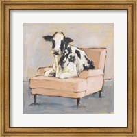 Framed 'Moo-ving In II' border=