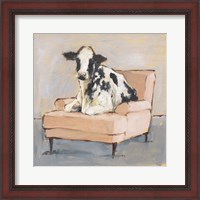 Framed 'Moo-ving In II' border=