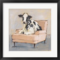 Moo-ving In II Framed Print