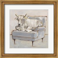 Framed 'Moo-ving In III' border=