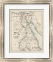 Framed 'Map of Egypt' border=