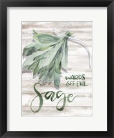 Green Witch III Framed Print