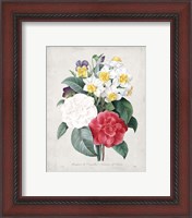 Framed 'Bouquet III' border=