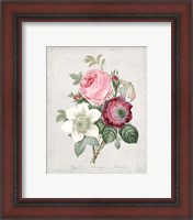 Framed 'Bouquet IV' border=