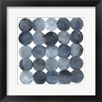 Blue Grey Density I Framed Print
