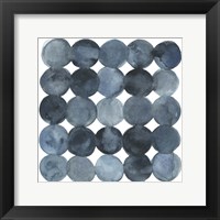 Blue Grey Density II Framed Print