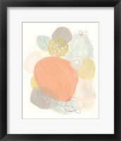 Framed 'Abstract Succulents I' border=