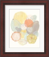 Framed 'Abstract Succulents II' border=