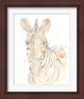 Framed 'Blush Savannah IV' border=