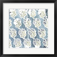 Flower Stone Tile II Framed Print