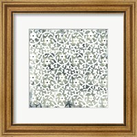 Framed 'Flower Stone Tile III' border=