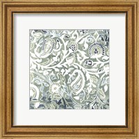 Framed 'Flower Stone Tile V' border=