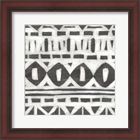 Framed 'Tribal Textile I' border=