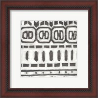 Framed 'Tribal Textile III' border=