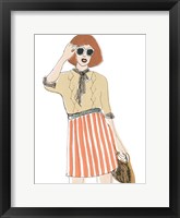 Fashion Vignette I Framed Print