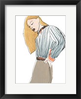 Fashion Vignette IV Framed Print