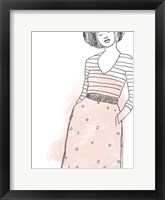 Fashion Sketches II Framed Print
